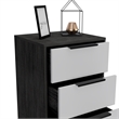 Home Square 2-Piece Set with Four Drawer Dresser and 5 Drawers Dresser