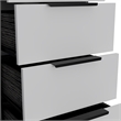 Home Square 2-Piece Set with Four Drawer Dresser and 5 Drawers Dresser