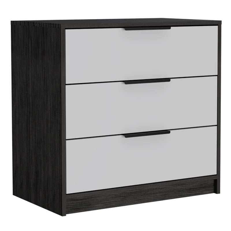 Home Square 2-Piece Set with Four Drawer Dresser and 3 Drawers Dresser