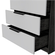 Home Square 2-Piece Set with Four Drawer Dresser and 3 Drawers Dresser