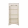 Home Square 2-Piece Set with 4-Shelf Bookcase and Hall Tree Shoe Bench