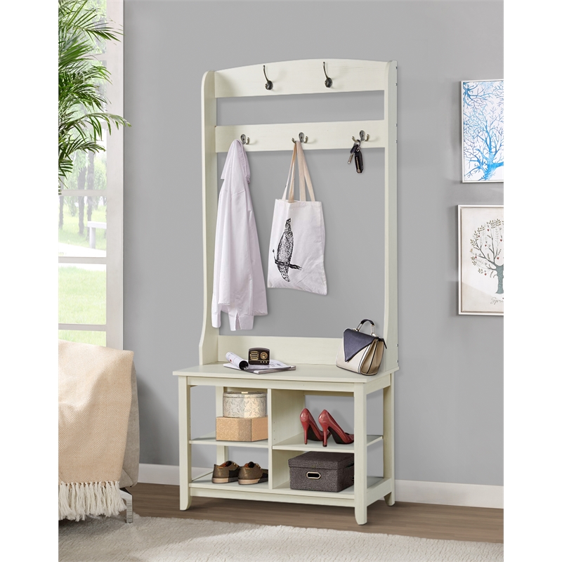 Home Square 2-Piece Set with 4-Shelf Bookcase and 31.5