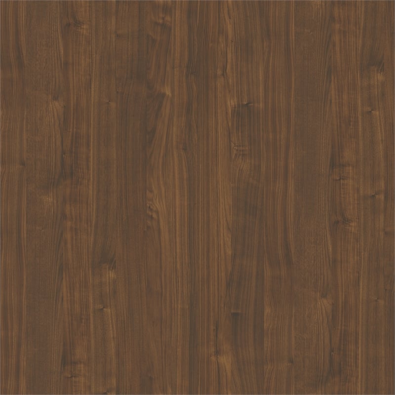 Home Square Nightstand with Drawer in Walnut Finish - Set of 2