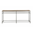 Home Square 2-Piece Set with Round Coffee Table and Sofa Console Table