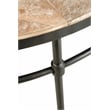 Home Square 2-Piece Set with Round Coffee Table and Sofa Console Table