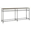 Home Square 2-Piece Set with Round Coffee Table and Sofa Console Table