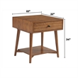 Home Square 4-Piece Set with Coffee Table & 2 End Tables & Console Table
