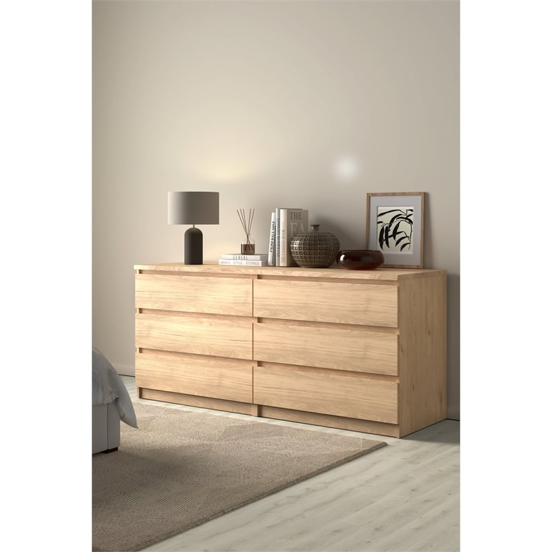 Home Square 3-Piece Set with Double Dresser and 2 Nightstands