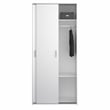 Home Square 2-Piece Set with Space Wardrobe and Double Dresser in White