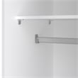 Home Square Space Wardrobe with 2 Sliding Doors in White - Set of 2