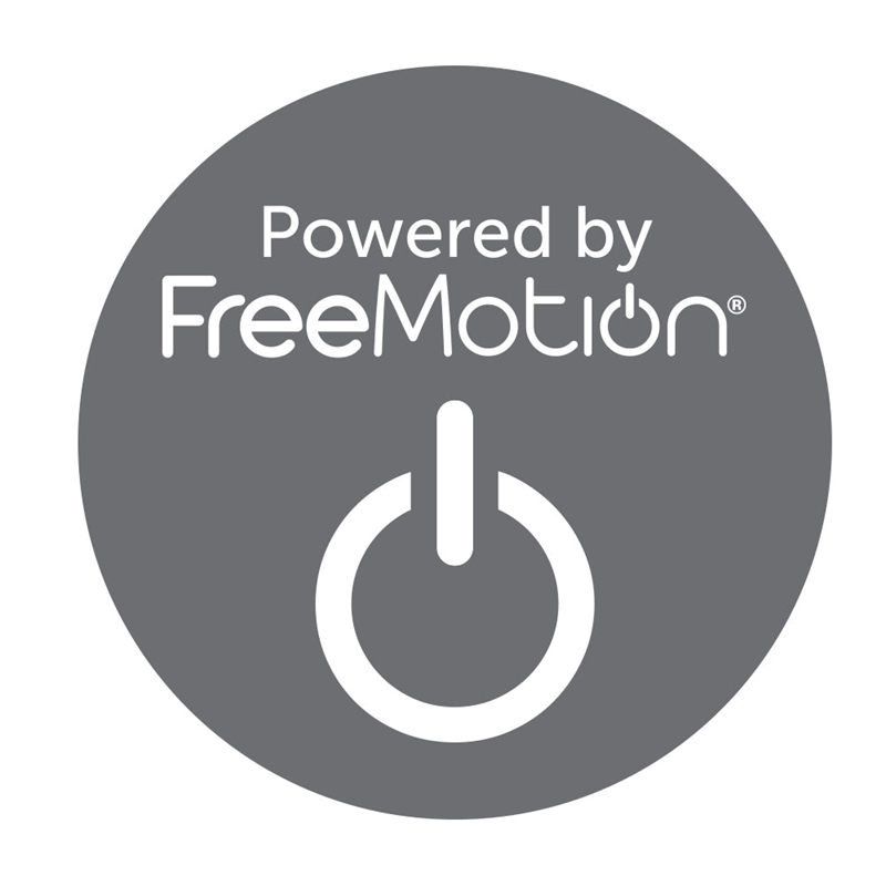 Home Square Leather Cordless Swivel Glider Recliner in Gray - Set of 2