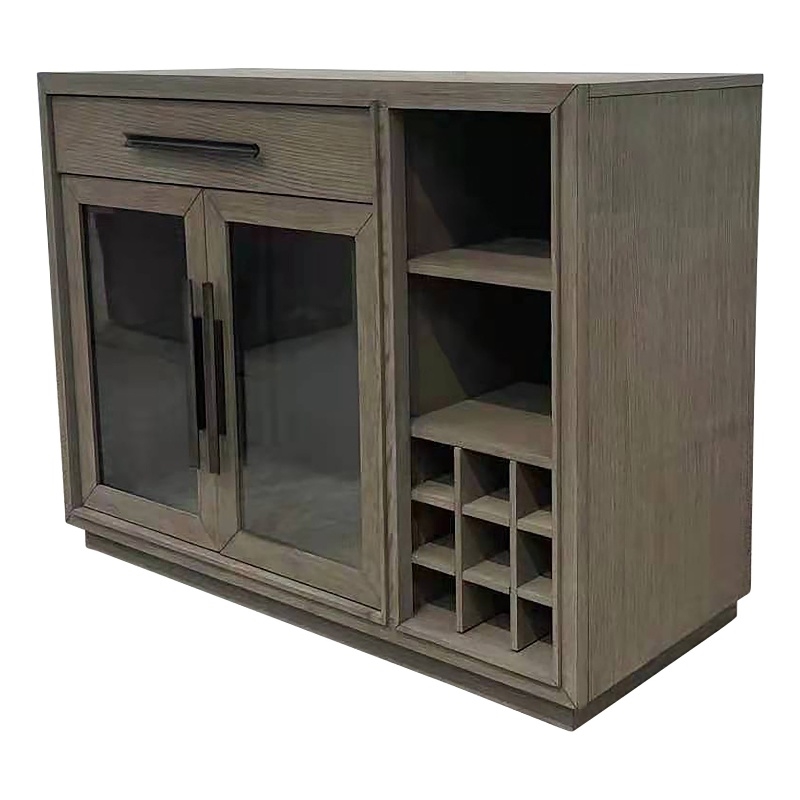 Home Square 2-Piece Set with Dining Bar Cabinet & Buffet Tables Sideboards