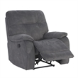 Home Square 3-Piece Set with Recliner & Loveseat & Sofa in Shadow Gray