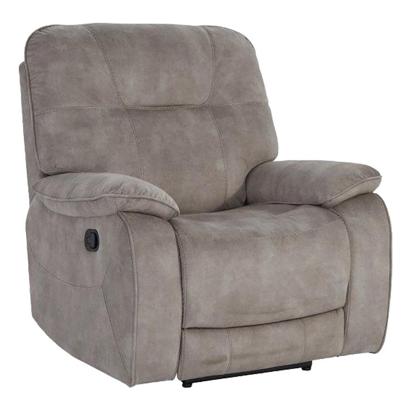 Home Square 3-Piece Set with Glider Recliner & Loveseat & Sofa in Natural