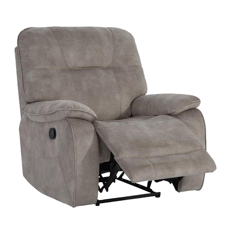 Home Square 3-Piece Set with Glider Recliner & Loveseat & Sofa in Natural