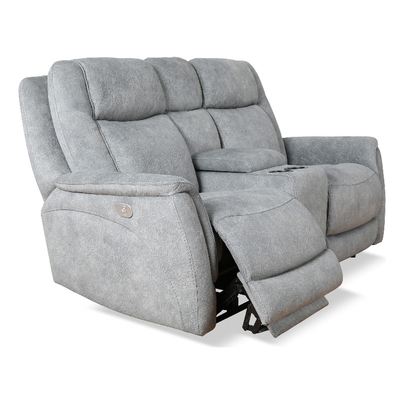 Home Square 3-Piece Set with Recliner & Loveseat & Sofa in Hudson Gray