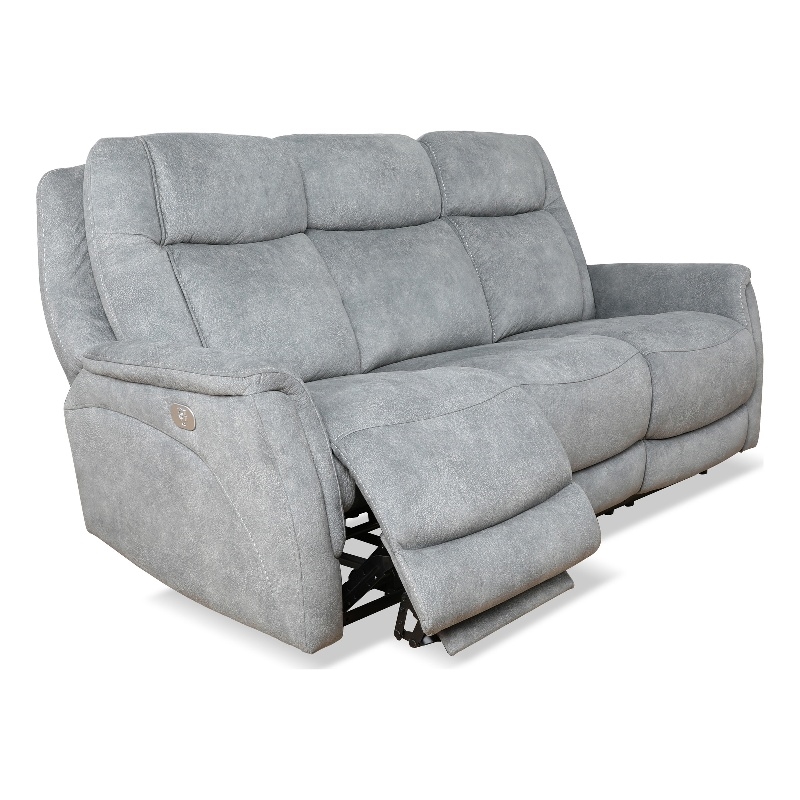 Home Square 3-Piece Set with Recliner & Loveseat & Sofa in Hudson Gray