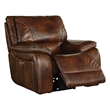 Home Square 3-Piece Set with Power Recliner & Loveseat & Sofa in Burnt Sienna
