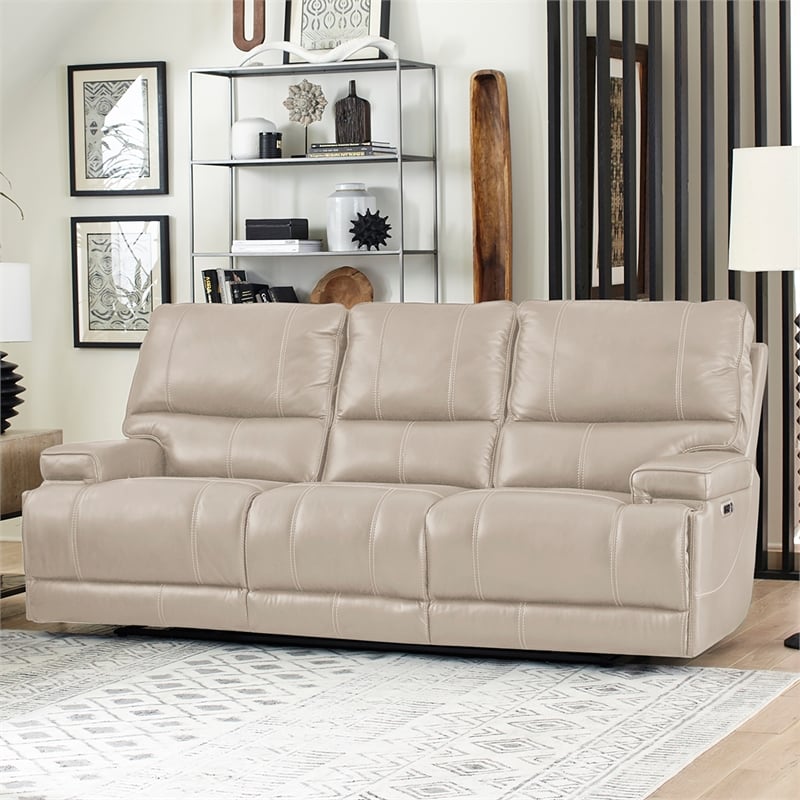 Home Square 3-Piece Set with Power Cordless Recliner & Loveseat & Sofa