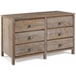 Home Square 3-Piece Set with Queen Bed & 5-Drawer Chest & 6-Drawer Dresser