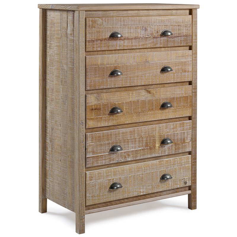 Home Square 3-Piece Set with Queen Bed & 5-Drawer Chest & 6-Drawer Dresser