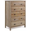 Home Square 3-Piece Set with Queen Bed & 5-Drawer Chest & 6-Drawer Dresser