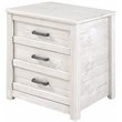 Home Square 3-Piece Set with Queen Bed & 2 Nightstands in Antique White