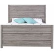 Home Square 4-Piece Set with Queen Bed & 2 Nightstands & Dresser in Gray