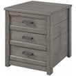 Home Square 3-Piece Set with 2 Nightstands & 6-Drawer Dresser in Antique Gray