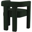 3 Piece Boulce Upholstered Dining Chairs and Bench Set in Green