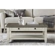 Home Square 2-Piece Set with Daybed with Trundle in Navy & Coffee Table