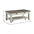 Home Square 2-Piece Set with Daybed with Trundle in Navy & Coffee Table