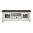 Home Square 2-Piece Set with Coffee Table and TV Stand in Antique White