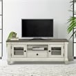 Home Square 2-Piece Set with Coffee Table and TV Stand in Antique White