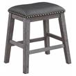 Home Square 5-Piece Set with 4 Counter Stools & Dining Table in Gray