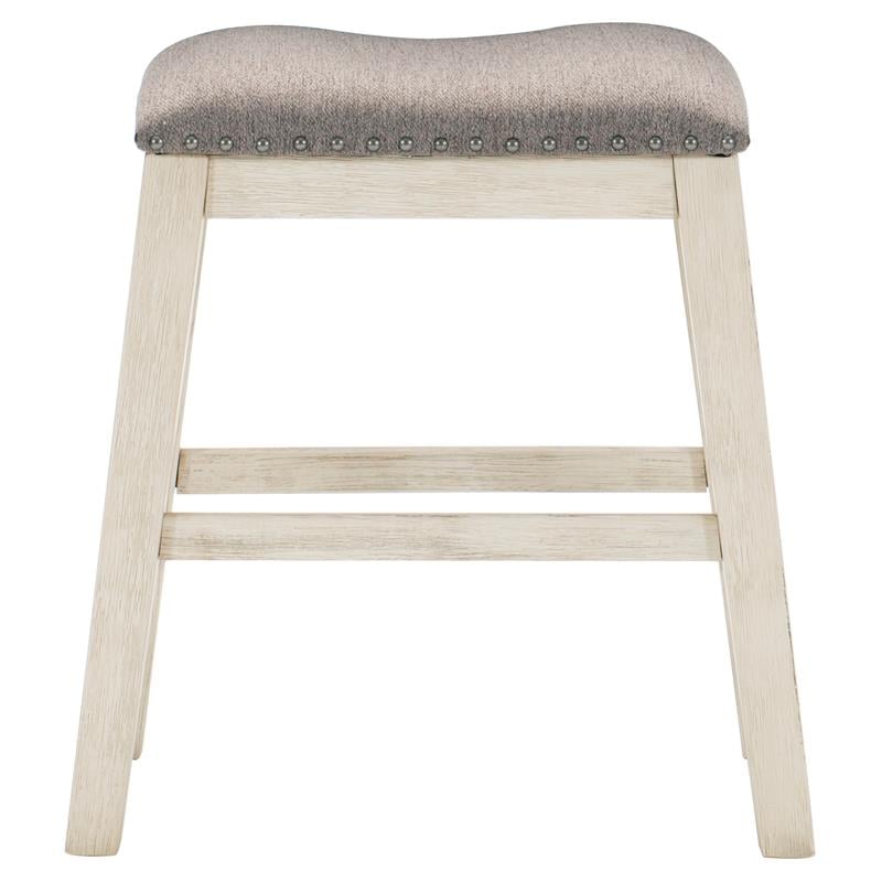 Home Square 5-Piece Set with 4 Counter Height Stools & Dining Table in Gray