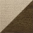 Home Square Upholstered Accent Chair in Light Brown Finish - Set of 2