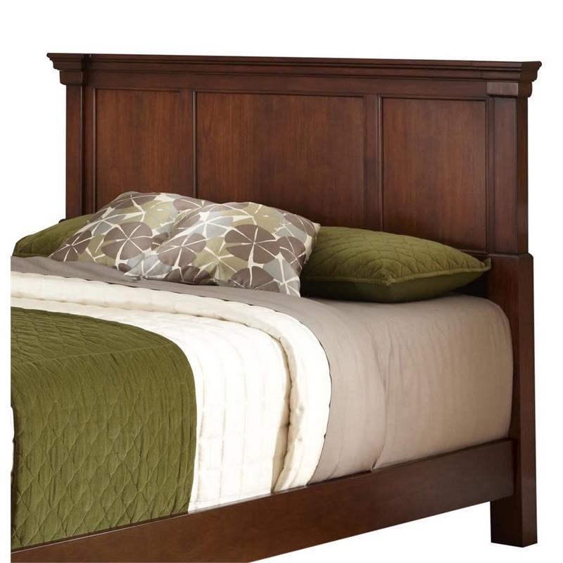 Home Square 3-Piece Set with 2 Nightstands and Queen Headboard in Brown