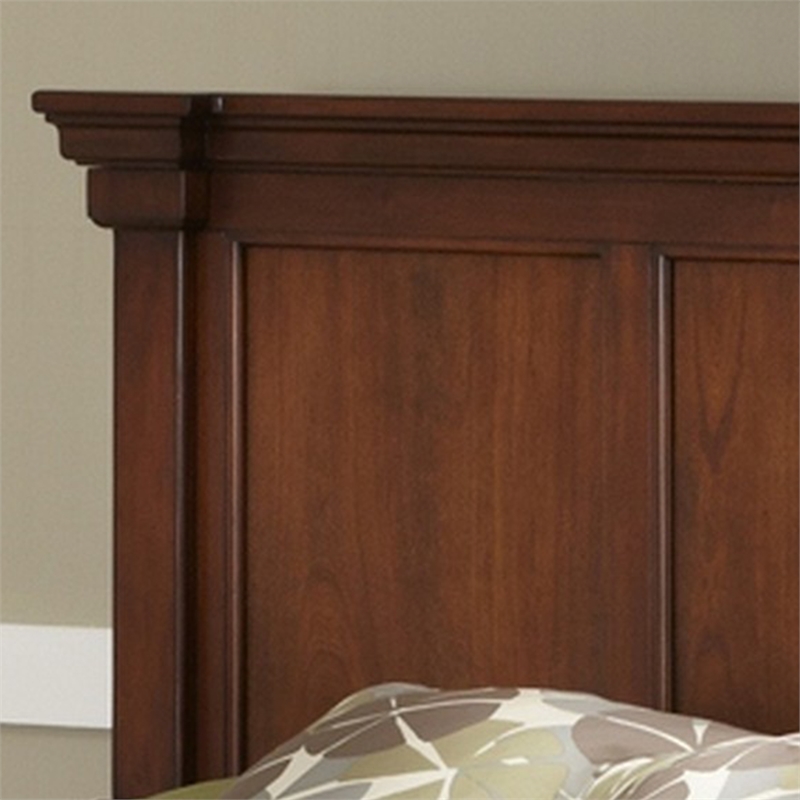 Home Square 3-Piece Set with 2 Nightstands and Queen Headboard in Brown