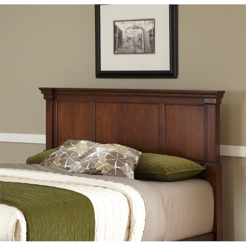 Home Square 3-Piece Set with 2 Nightstands and Queen Headboard in Brown