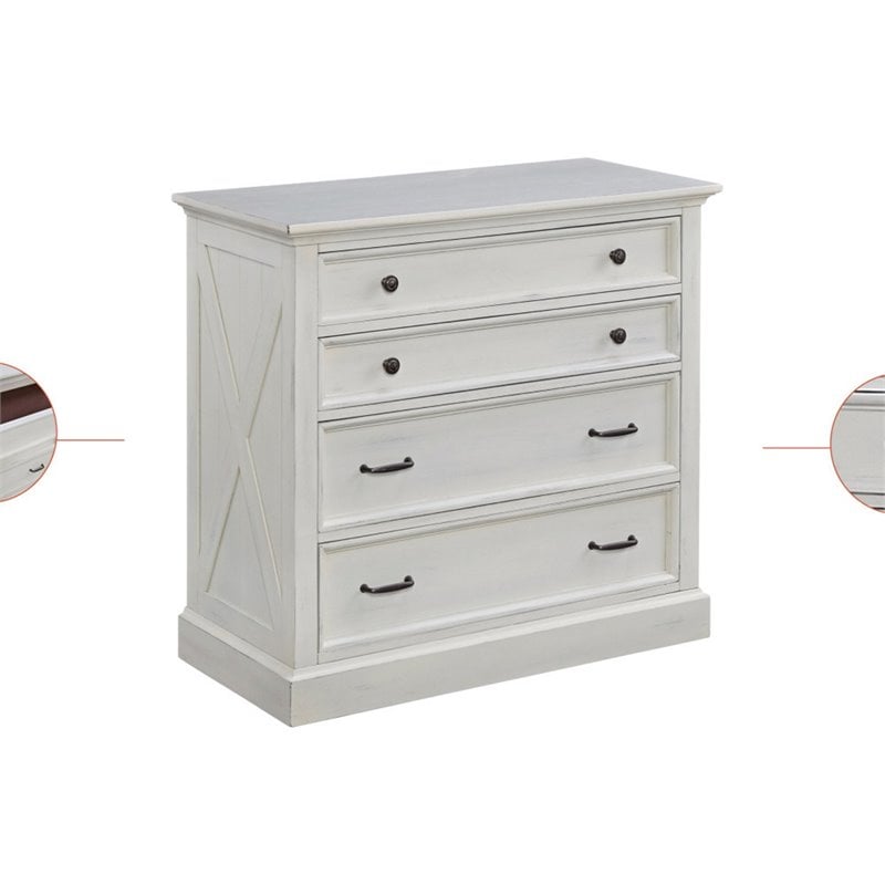 Home Square 3-Piece Set with King Headboard and Nightstand and Chest