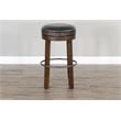 Home Bar and Swivel Bar Stool in Tobacco Leaf 3 Piece Set