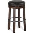 Home Bar and Swivel Bar Stool in Tobacco Leaf 3 Piece Set