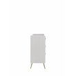 Home Square 2-Piece Set with Dresser and Mirror in White Finish