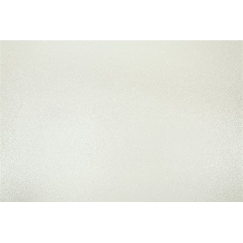 Home Square 3-Piece Set with Faux Leather Loveseat & Chair & Sofa in White