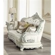 Home Square 2-Piece Set with Faux Leather Loveseat & Faux Leather Chair