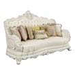 Home Square 2-Piece Set with Faux Leather Loveseat & Faux Leather Sofa