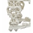 Home Square 2-Piece Set with Wooden Top Sofa Table & End Table in Antique White