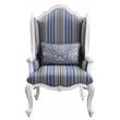 Home Square 2-Piece Set with Fabric Upholstery Chair & Full Daybed Trundle