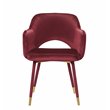 Home Square 2-Piece Set with Accent Chair and Wooden Top Writing Desk